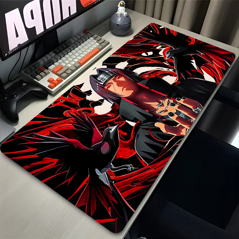 Desk Setup Mat - Mouse Pad Gamer Larger XXL Uchiha