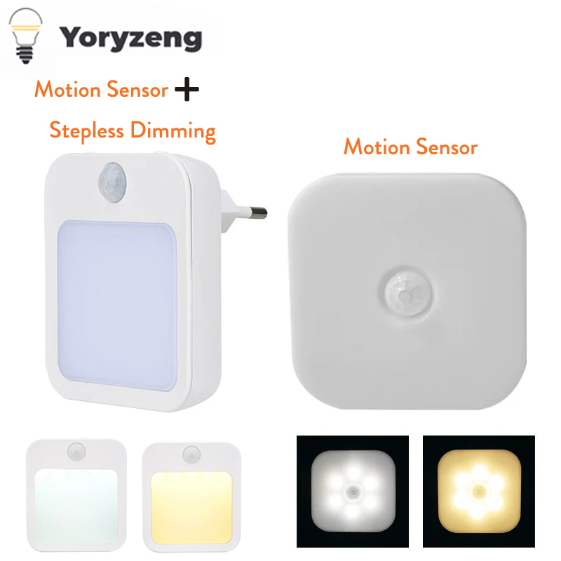Desk Setup White - Motion Sensor LED Bulb EU Plug