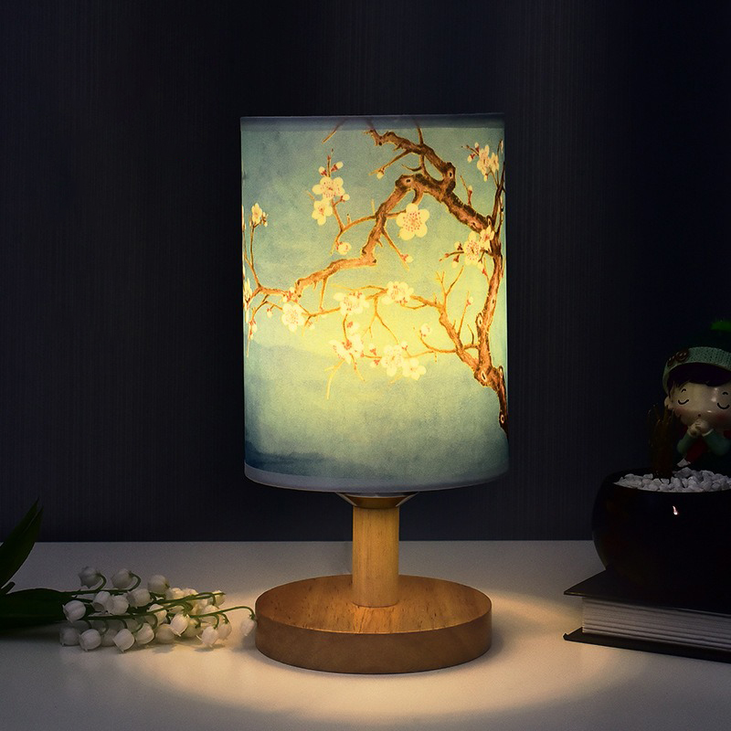 Desk Setup White - LED Square Decoration Table Lamps Simple