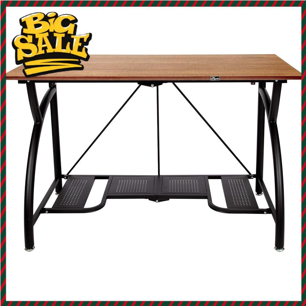 Desk Setup Monitor And Laptop - BestsellerBestsellerSpace-Saving Collapsible Desk for Home Office,