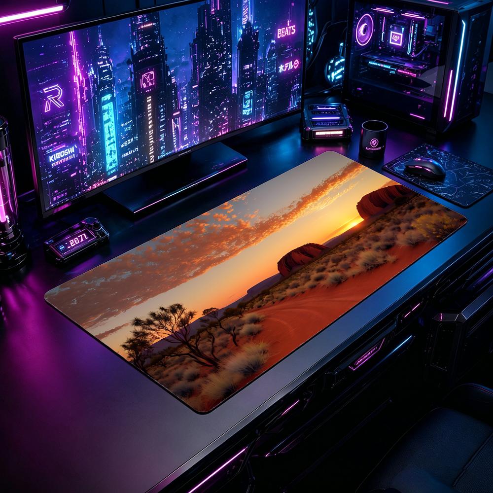 Gaming Mouse Pad Australia Nat - Desk Setup Natural avaliação e preço
