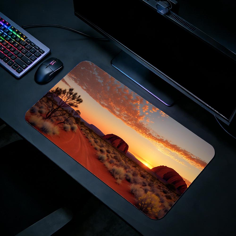 Gaming Mouse Pad Australia Nat - Desk Setup Natural avaliação e preço