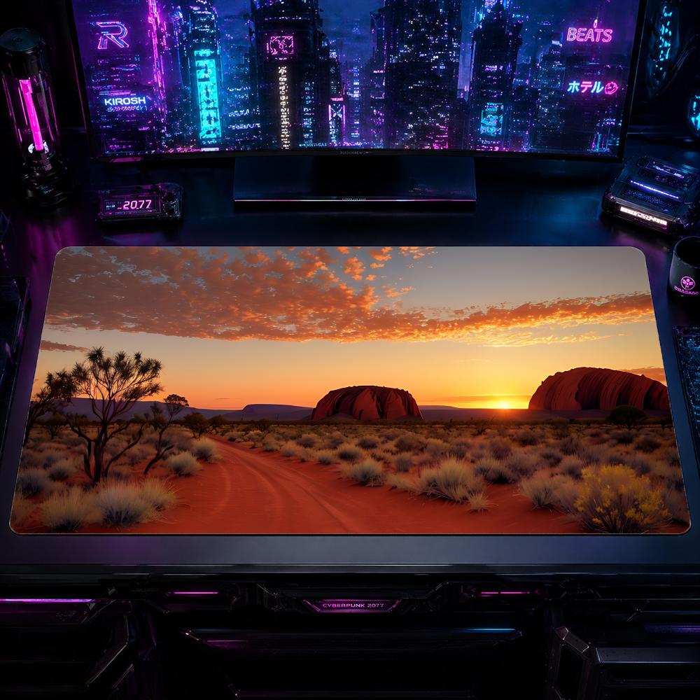 Gaming Mouse Pad Australia Nat - Desk Setup Natural avaliação e preço