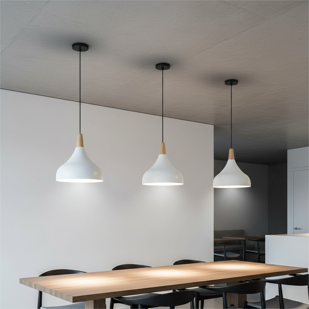 Nordic Modern Hanging Lamps Vi - Desk Setup White avaliação e preço