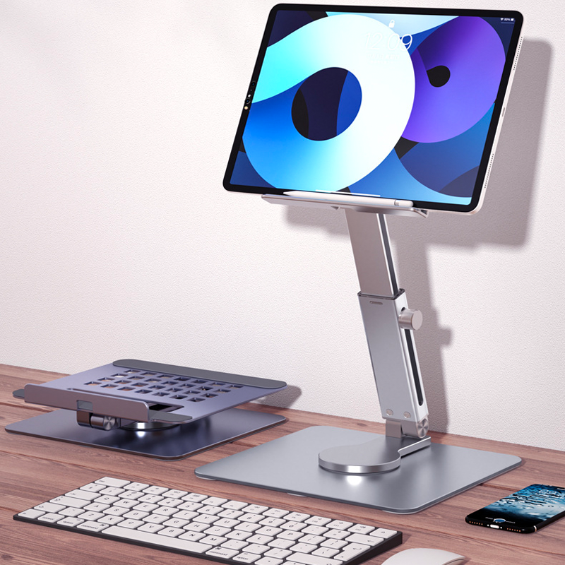Aluminum Tablet Stand Desk Ris - Desk Setup Riser avaliação e preço
