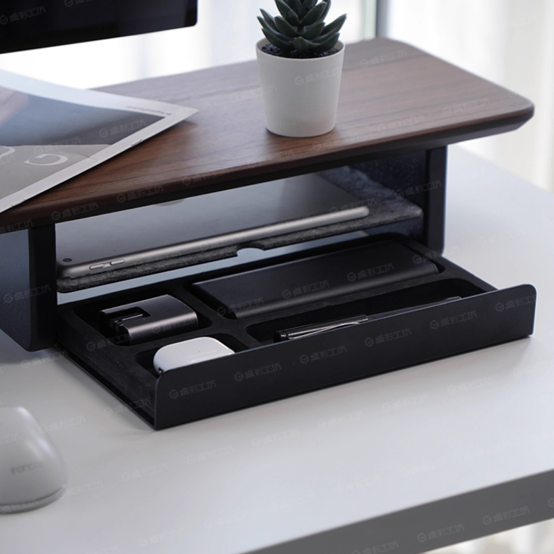 Monitor Stand Riser Storage Dr - Desk Setup Home Office avaliação e preço