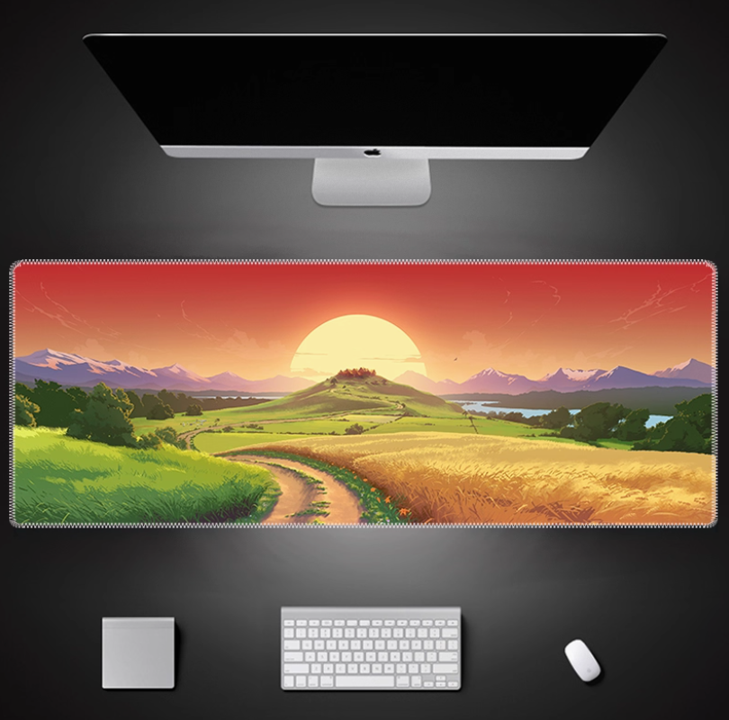 Minimalist Natural Mountain Be - Desk Setup Natural avaliação e preço