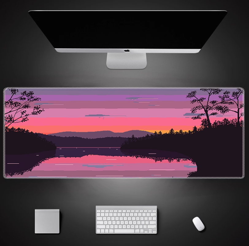Minimalist Natural Mountain Be - Desk Setup Natural avaliação e preço