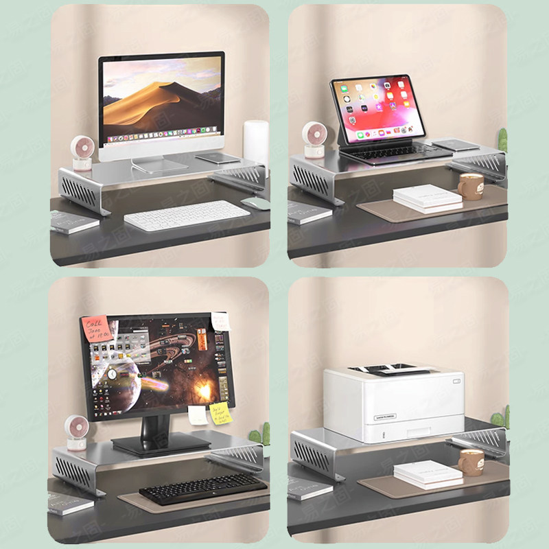Computer Monitor Stand Riser E - Desk Setup Monitor And Laptop avaliação e preço