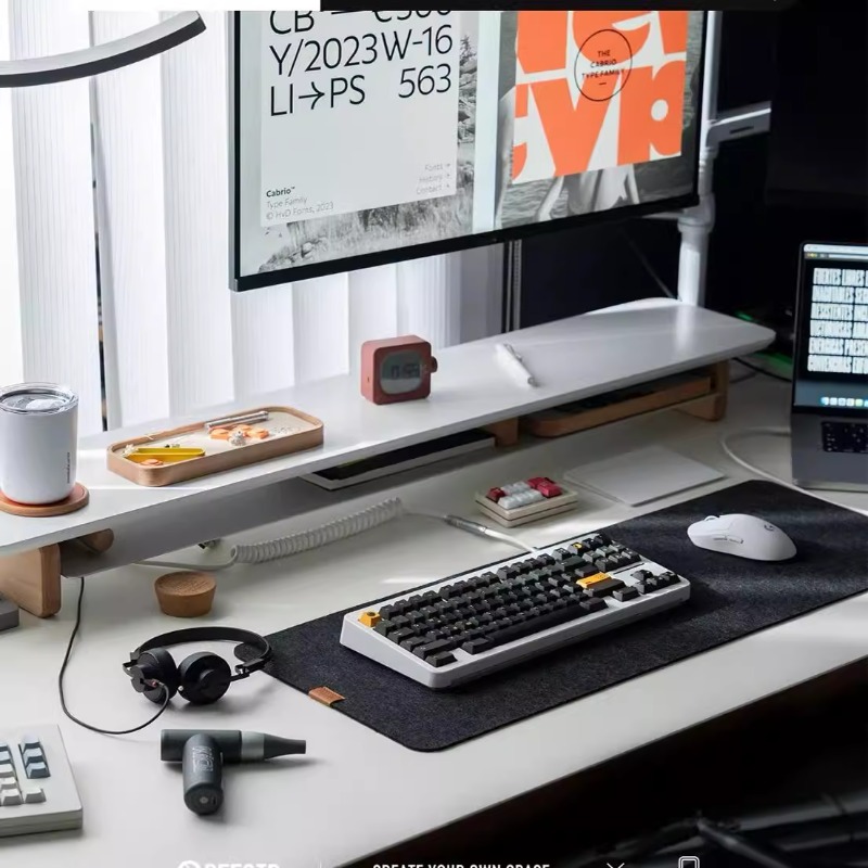 Modern Monitor Riser Stand Erg - Desk Setup Monitor And Laptop avaliação e preço