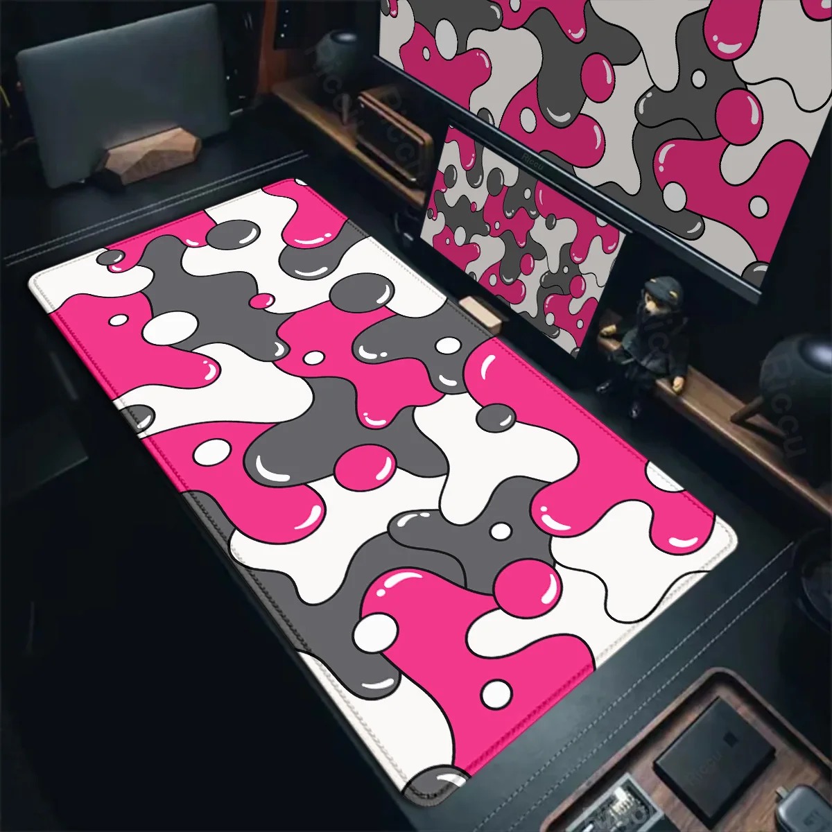 Large Gaming Mouse Pad Blue Li - Desk Setup Blue avaliação e preço