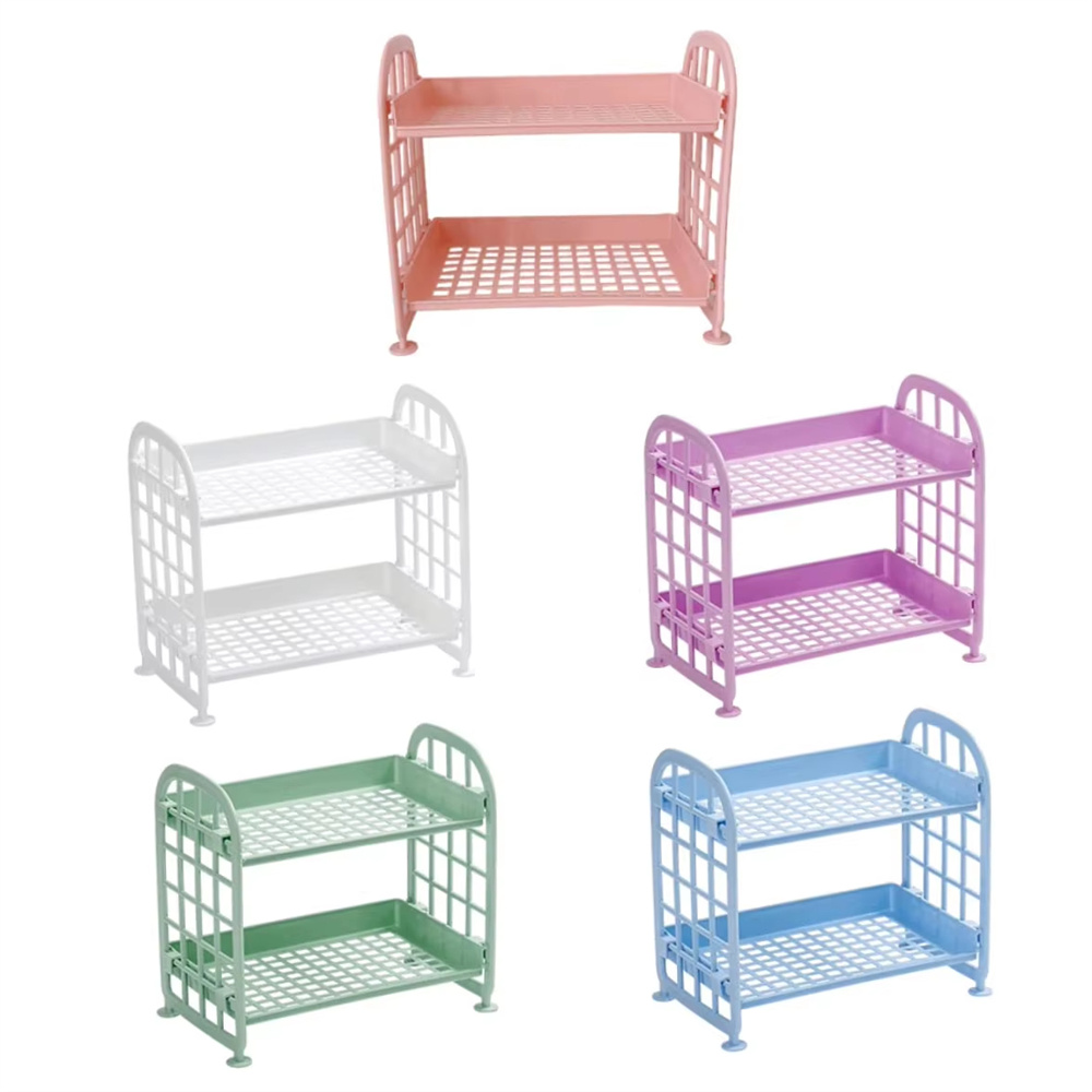 Desktop Storage Rack Organizer - Desk Setup Pink avaliação e preço
