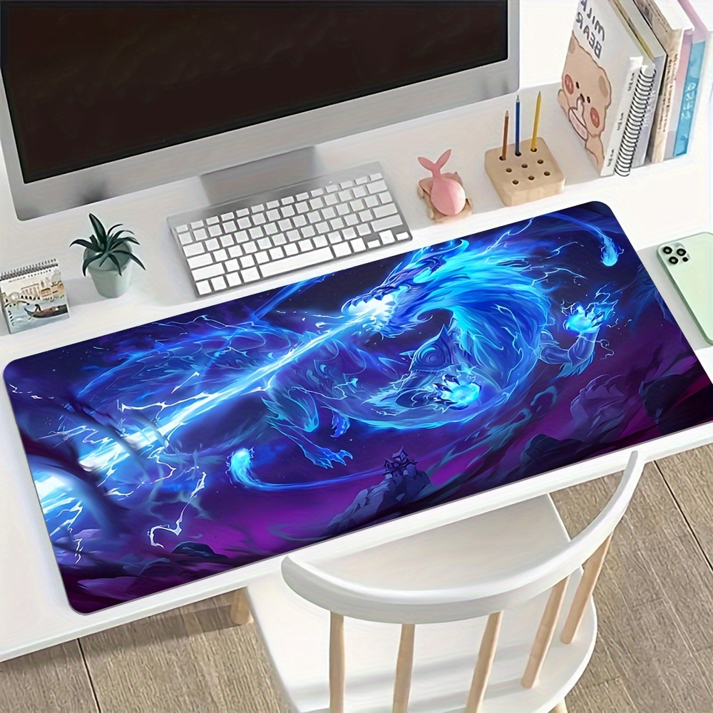 Blue Dragon Mouse Pad Speed Mo - Desk Setup Blue avaliação e preço