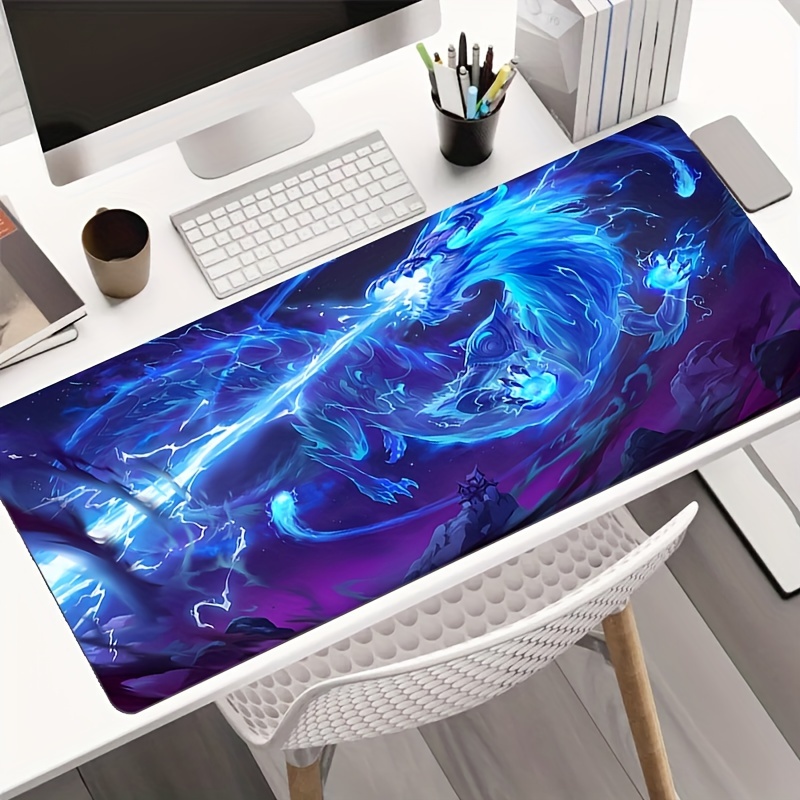 Blue Dragon Mouse Pad Speed Mo - Desk Setup Blue avaliação e preço