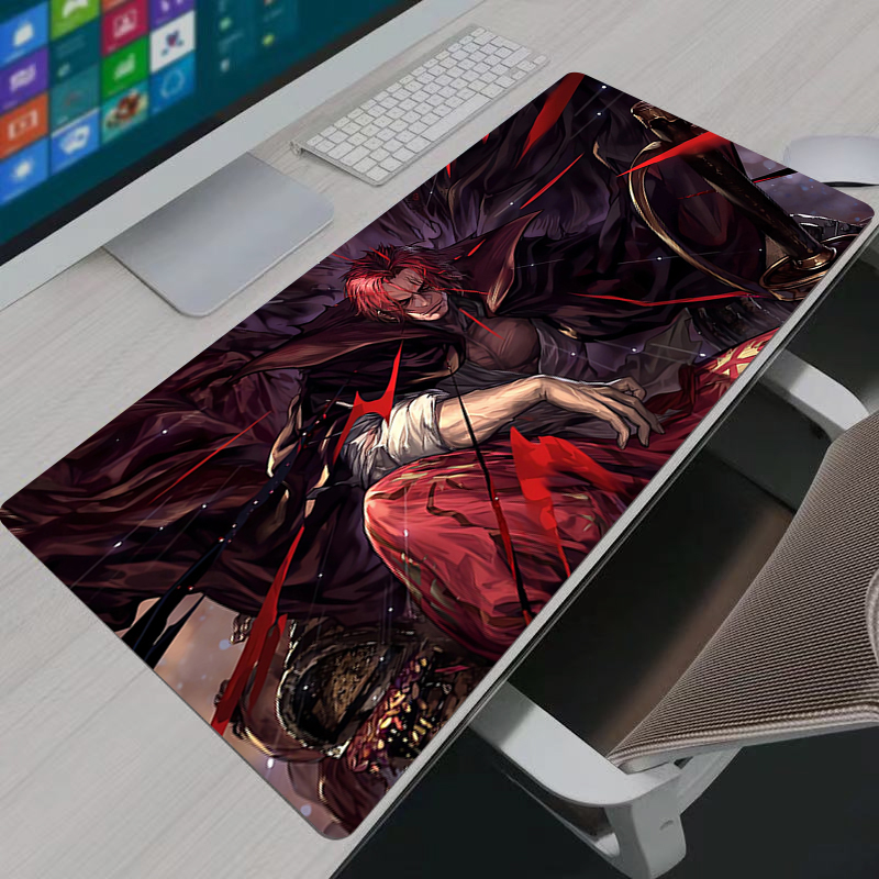 One Piece Shanks Mouse Pad Lar - Desk Setup Carpet avaliação e preço