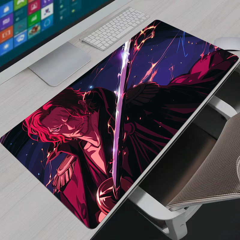 One Piece Shanks Mouse Pad Lar - Desk Setup Carpet avaliação e preço