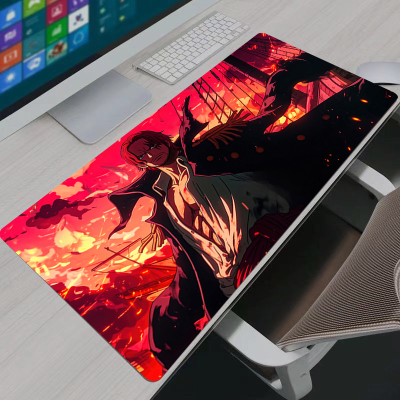 One Piece Shanks Mouse Pad Lar - Desk Setup Carpet avaliação e preço