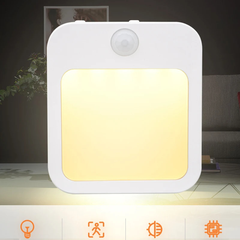 Motion Sensor LED Bulb EU Plug - Desk Setup White avaliação e preço