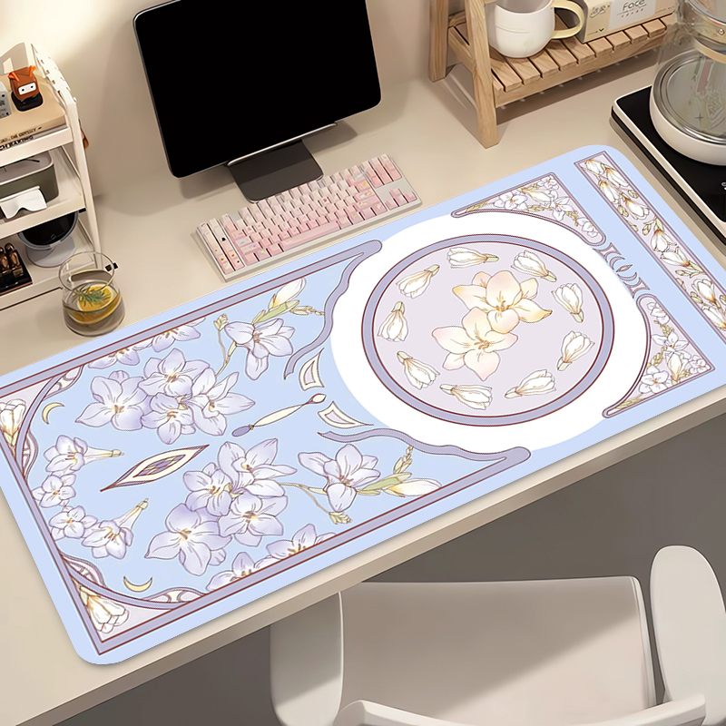 Gaming Extended Mouse Pad Game - Desk Setup Pink avaliação e preço
