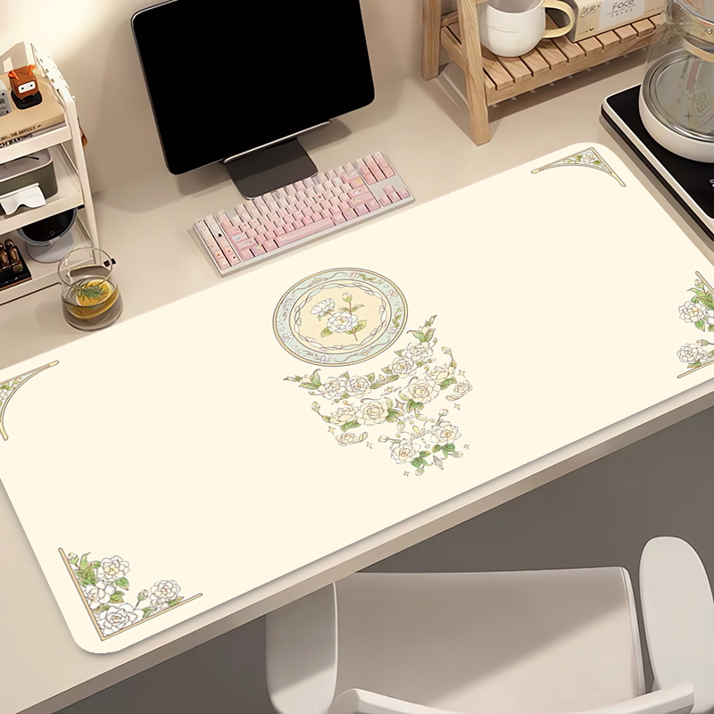 Gaming Extended Mouse Pad Game - Desk Setup Pink avaliação e preço