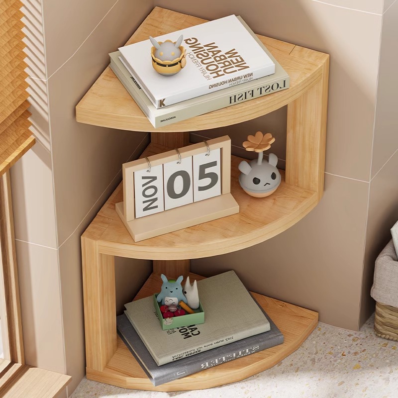 Corner Storage Holders Wooden  - Desk Setup Home Office avaliação e preço