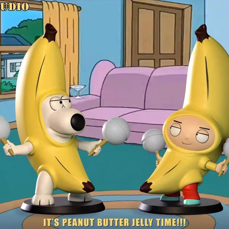 Family Guy Banana 13cm Action  - Desk Setup With Tv avaliação e preço