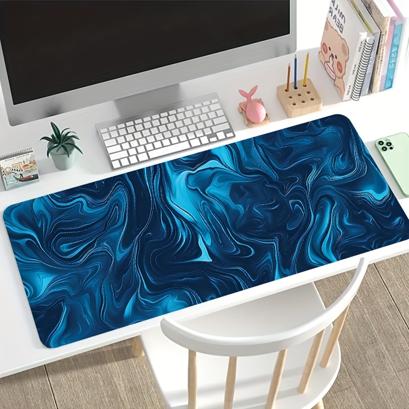 Deep Blue Fluid Gradient Extra - Desk Setup Blue avaliação e preço