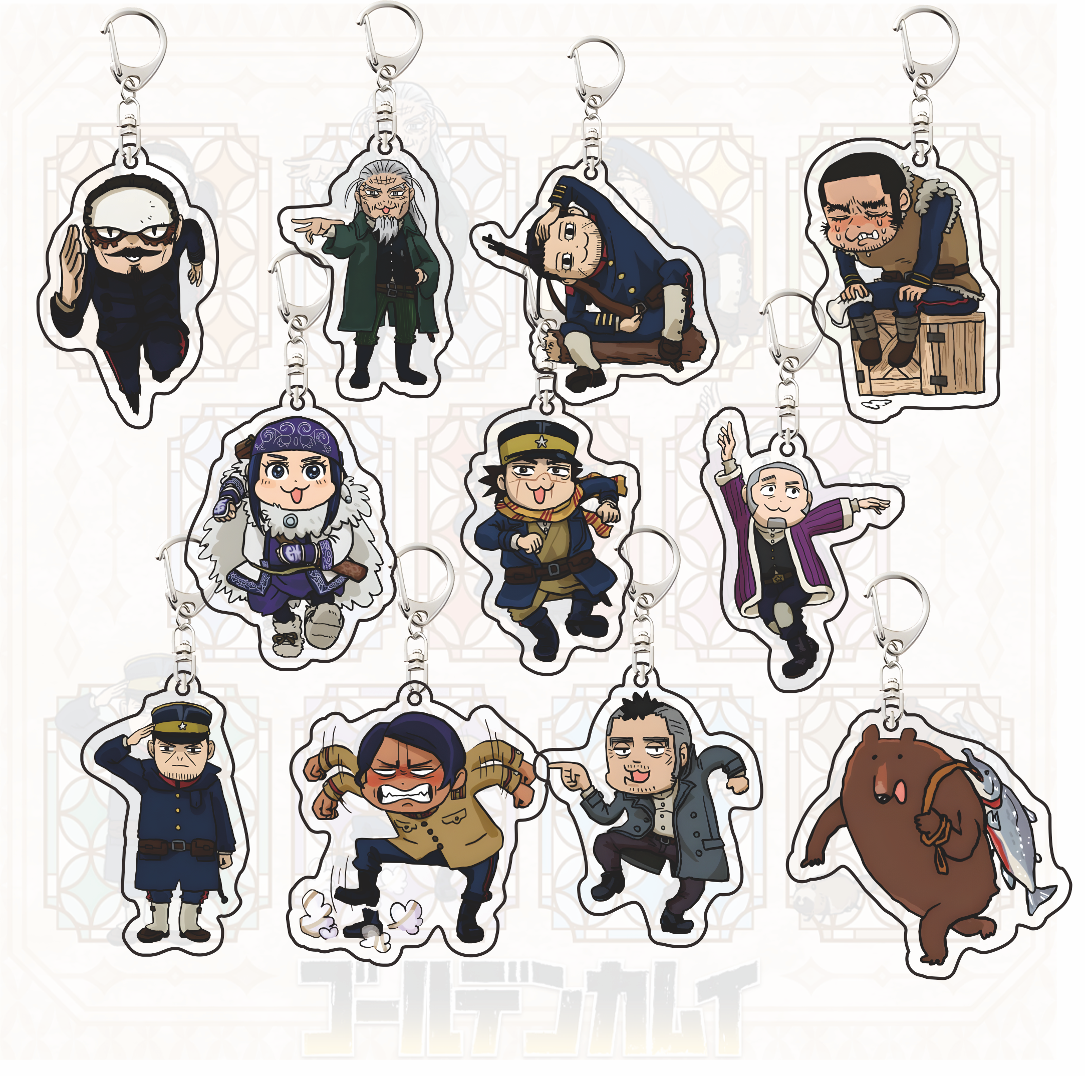 Golden Kamuy Anime Acrylic Sta - Desk Setup Home avaliação e preço