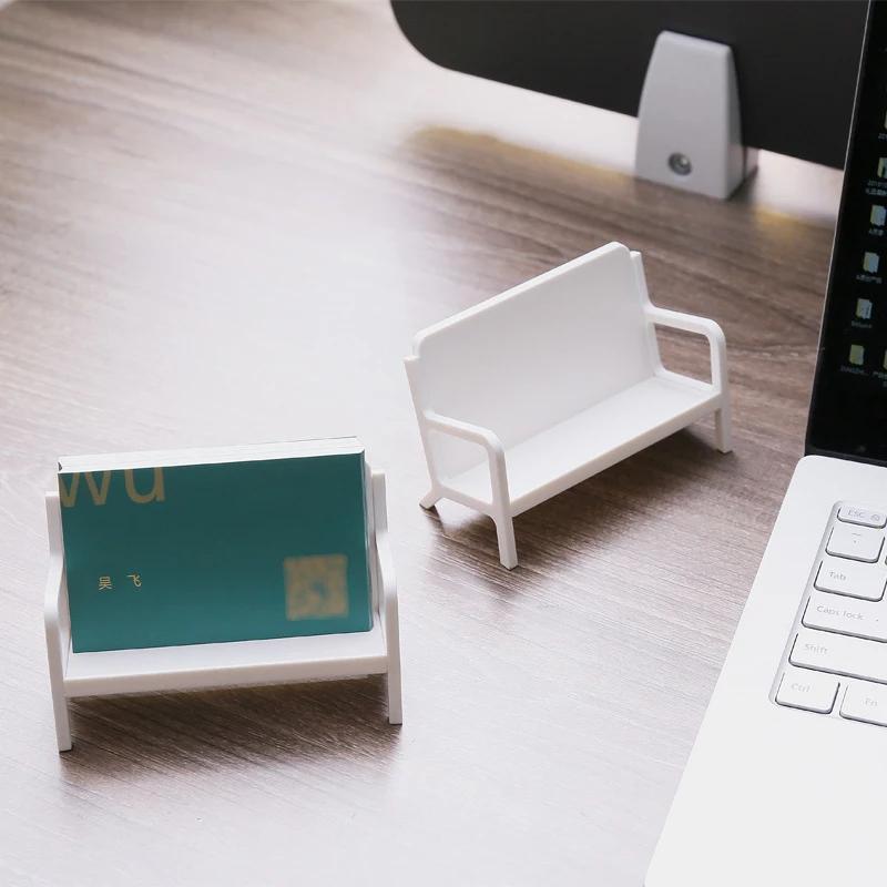 1pc Simple White Bench Style B - Desk Setup White avaliação e preço