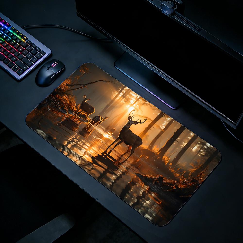 Nature DDeeres Gaming Mouse Pa - Desk Setup Natural avaliação e preço