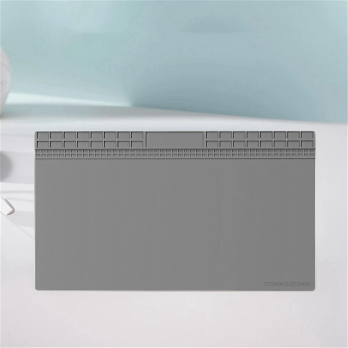 AA91 Super Big 700x400mm Pure  - Desk Setup Mat avaliação e preço