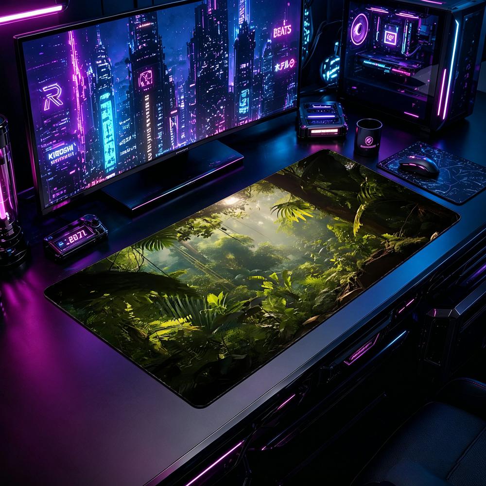 Nature TTropical rainforesting - Desk Setup Natural avaliação e preço