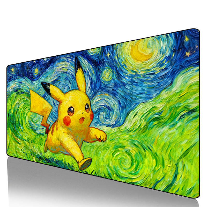 Mouse Pad Pokemon Pikachu Geng - Desk Setup Mat avaliação e preço