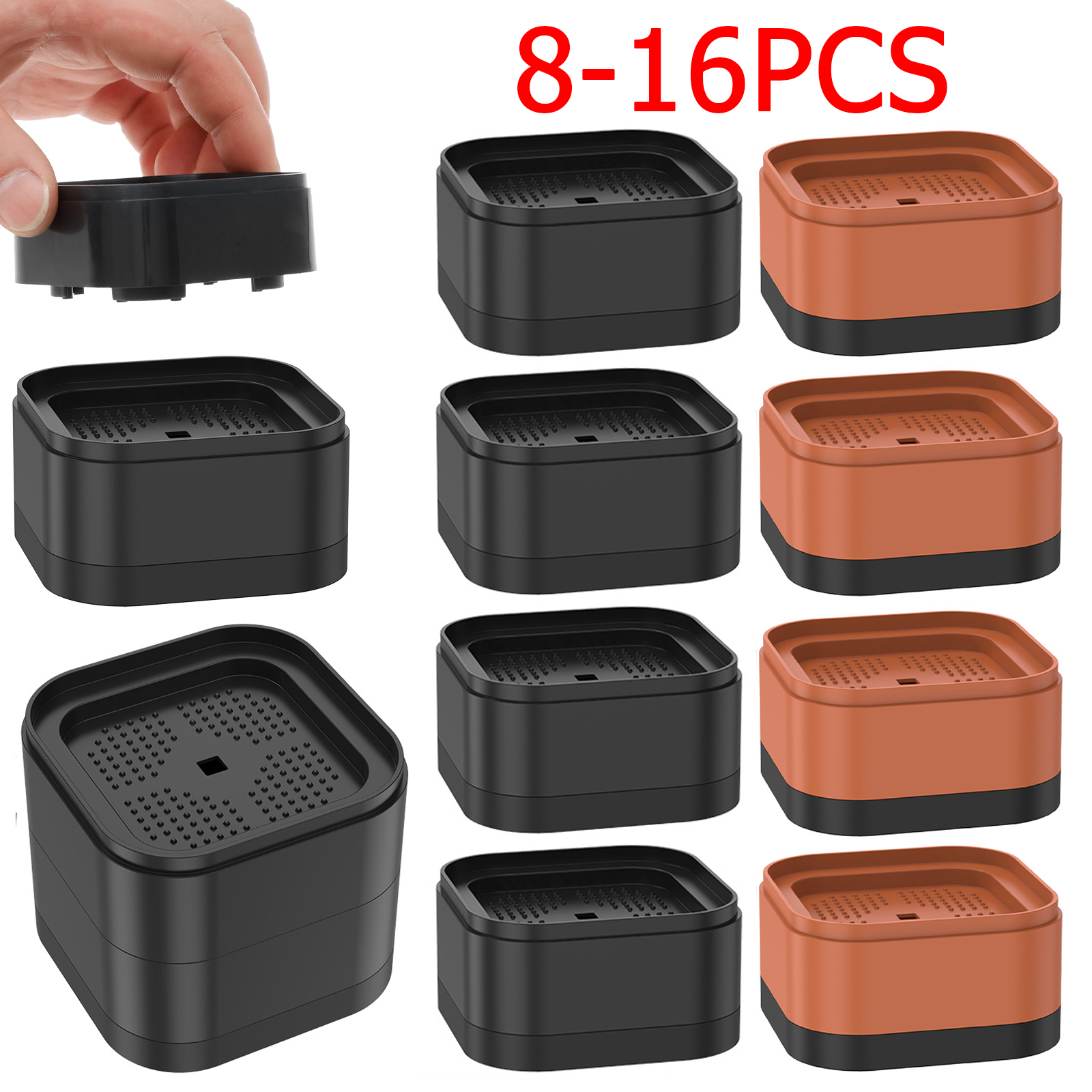 8-16 Pcs Furniture Risers Nons - Desk Setup Riser avaliação e preço