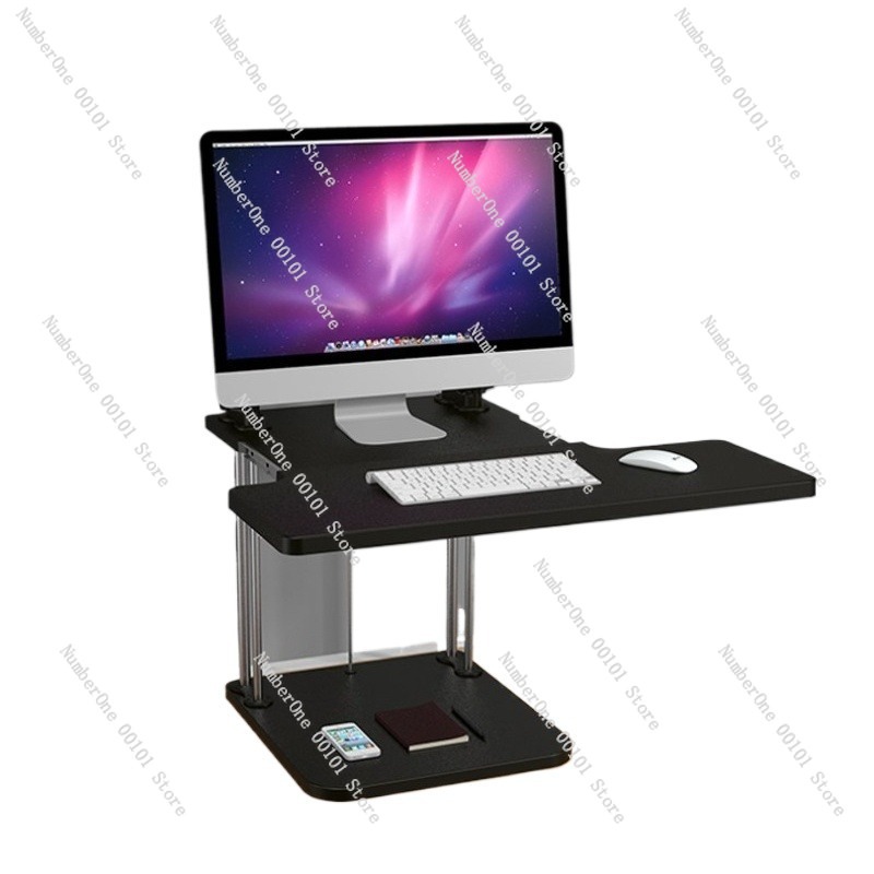 Height-Adjustable Standing Des - Desk Setup Monitor And Laptop avaliação e preço
