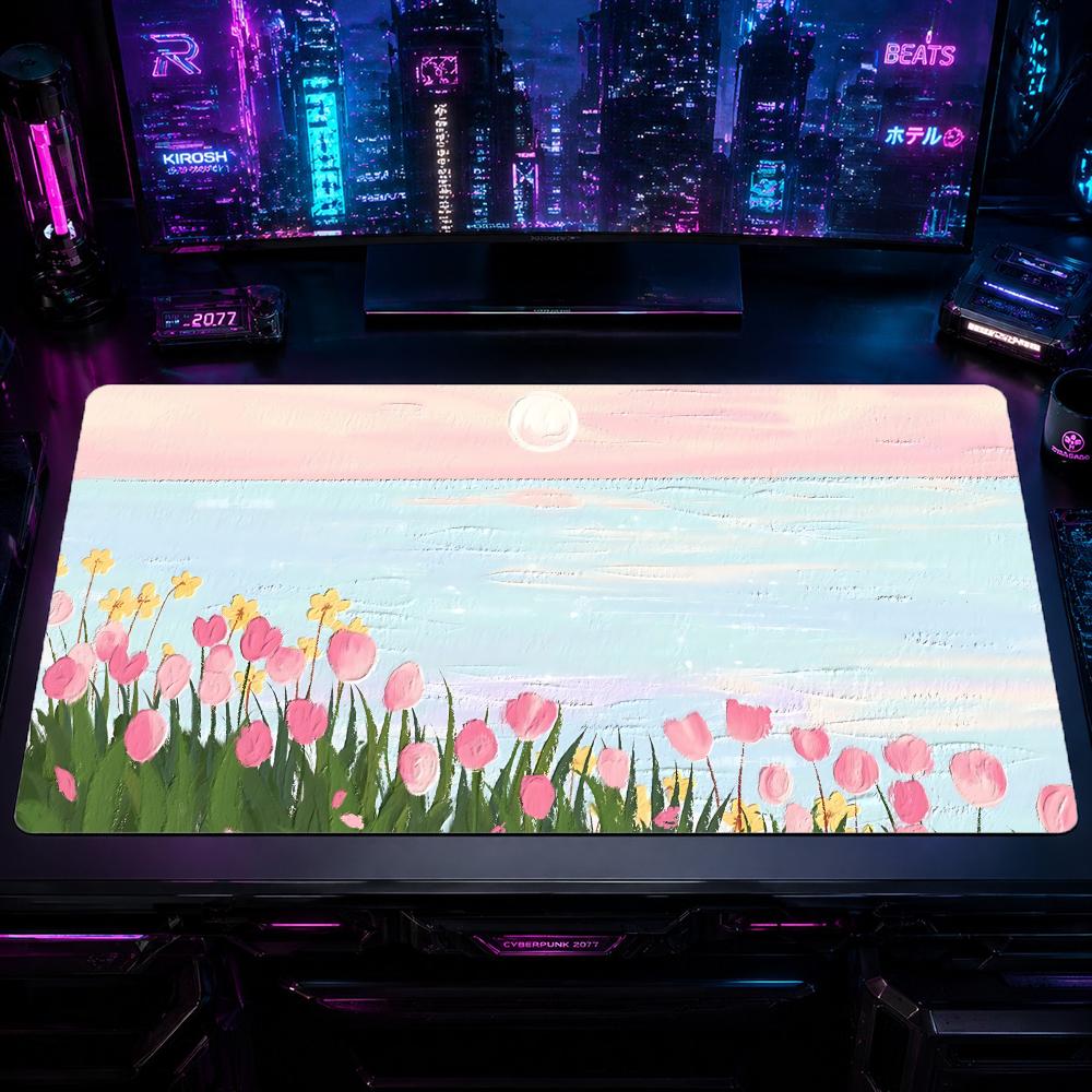 Nature TTuliped Gaming Mouse P - Desk Setup Natural avaliação e preço
