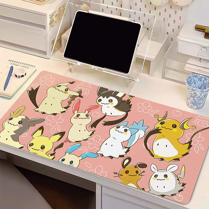 Natural Rubber Mouse Pad Pokem - Desk Setup Mat avaliação e preço