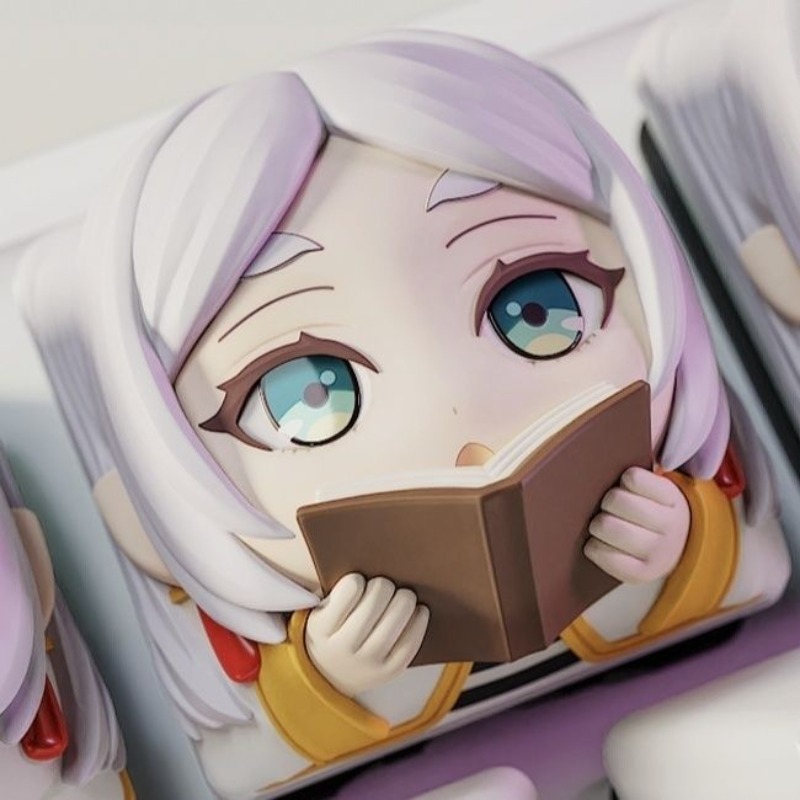 Frieren Anime 3D Printed Resin - Desk Setup With Tv avaliação e preço