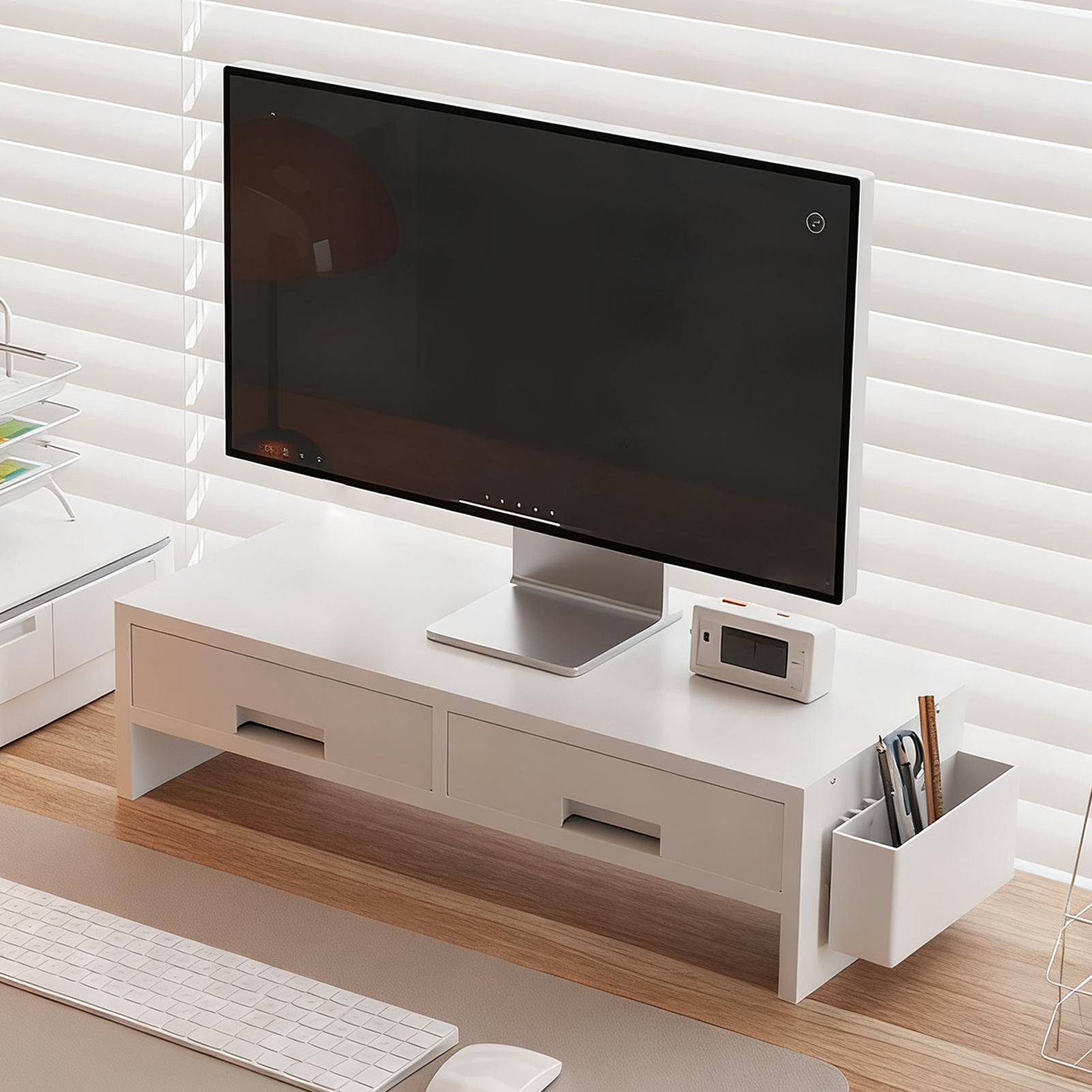 Desk Monitor Stand Riser Doubl - Desk Setup Home Office avaliação e preço