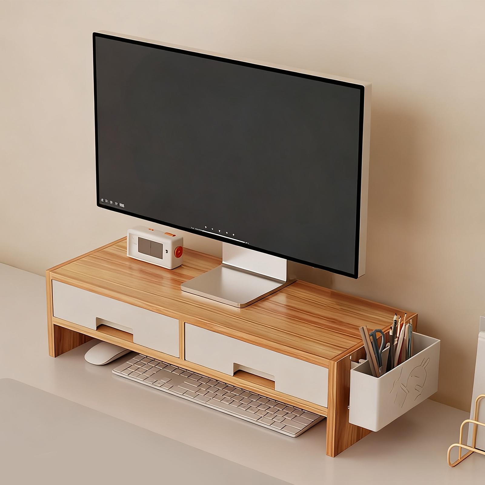 Desk Monitor Stand Riser Doubl - Desk Setup Home Office avaliação e preço