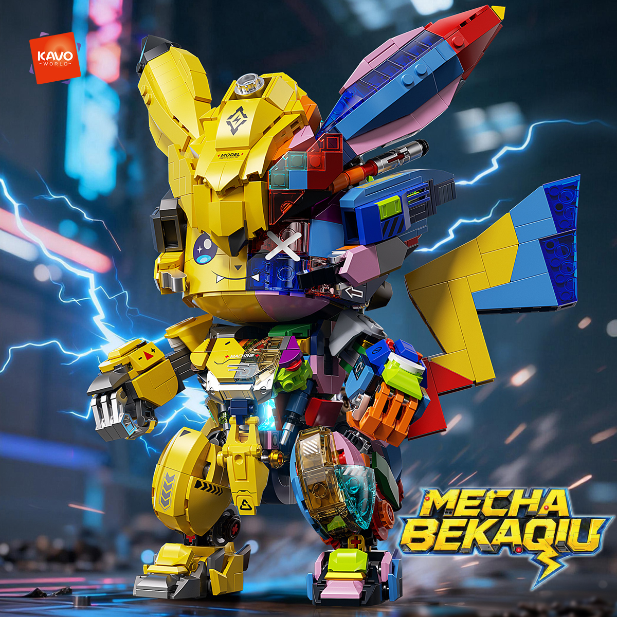 KAVOWORLD 1505 PCS DIY Mecha A - Desk Setup Build avaliação e preço