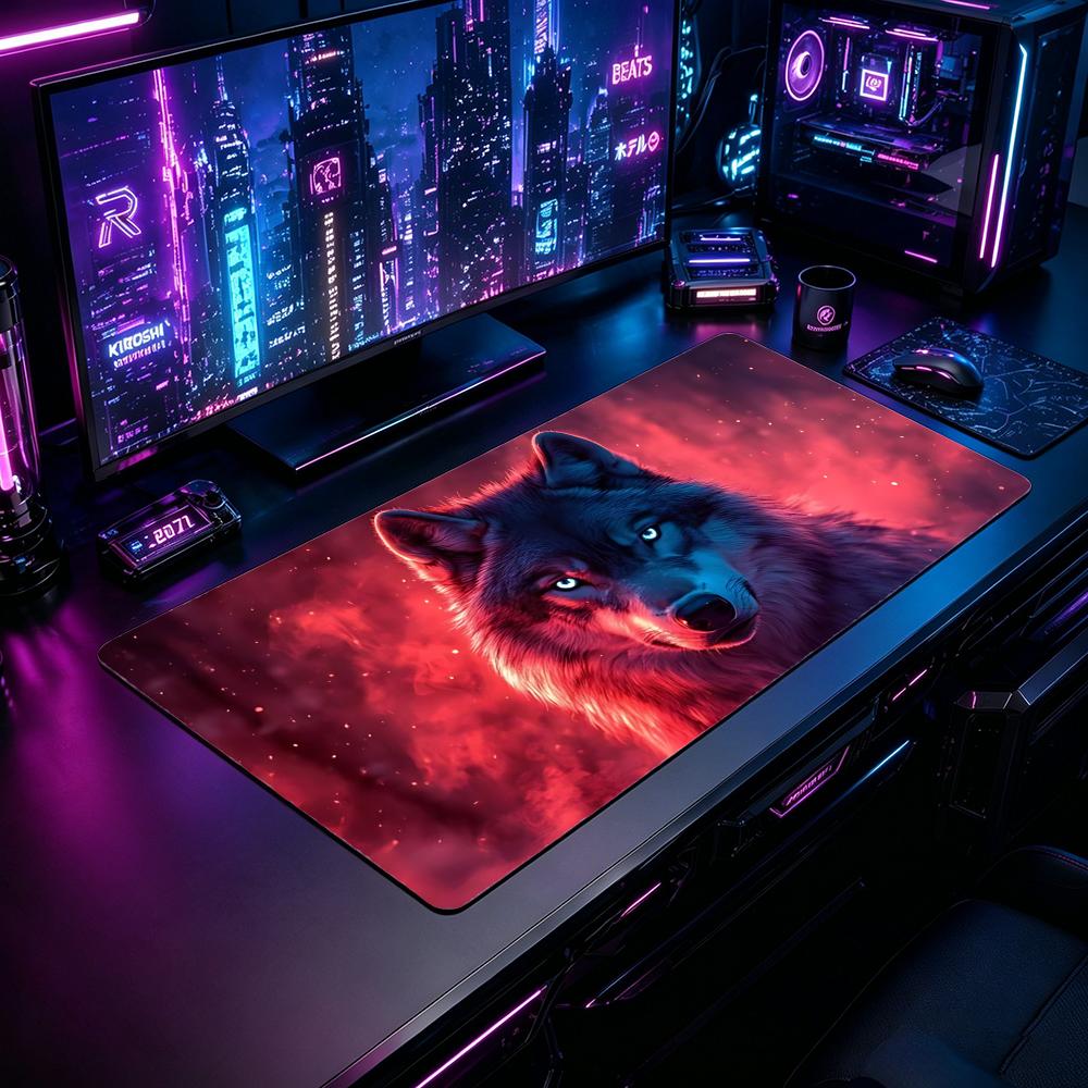 Nature Wolf Gaming Mouse Pad M - Desk Setup Natural avaliação e preço