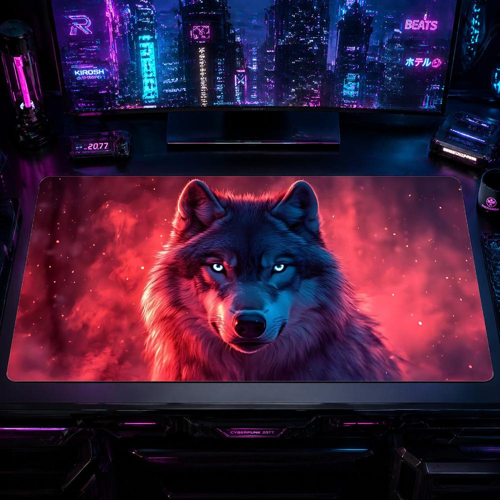 Nature Wolf Gaming Mouse Pad M - Desk Setup Natural avaliação e preço