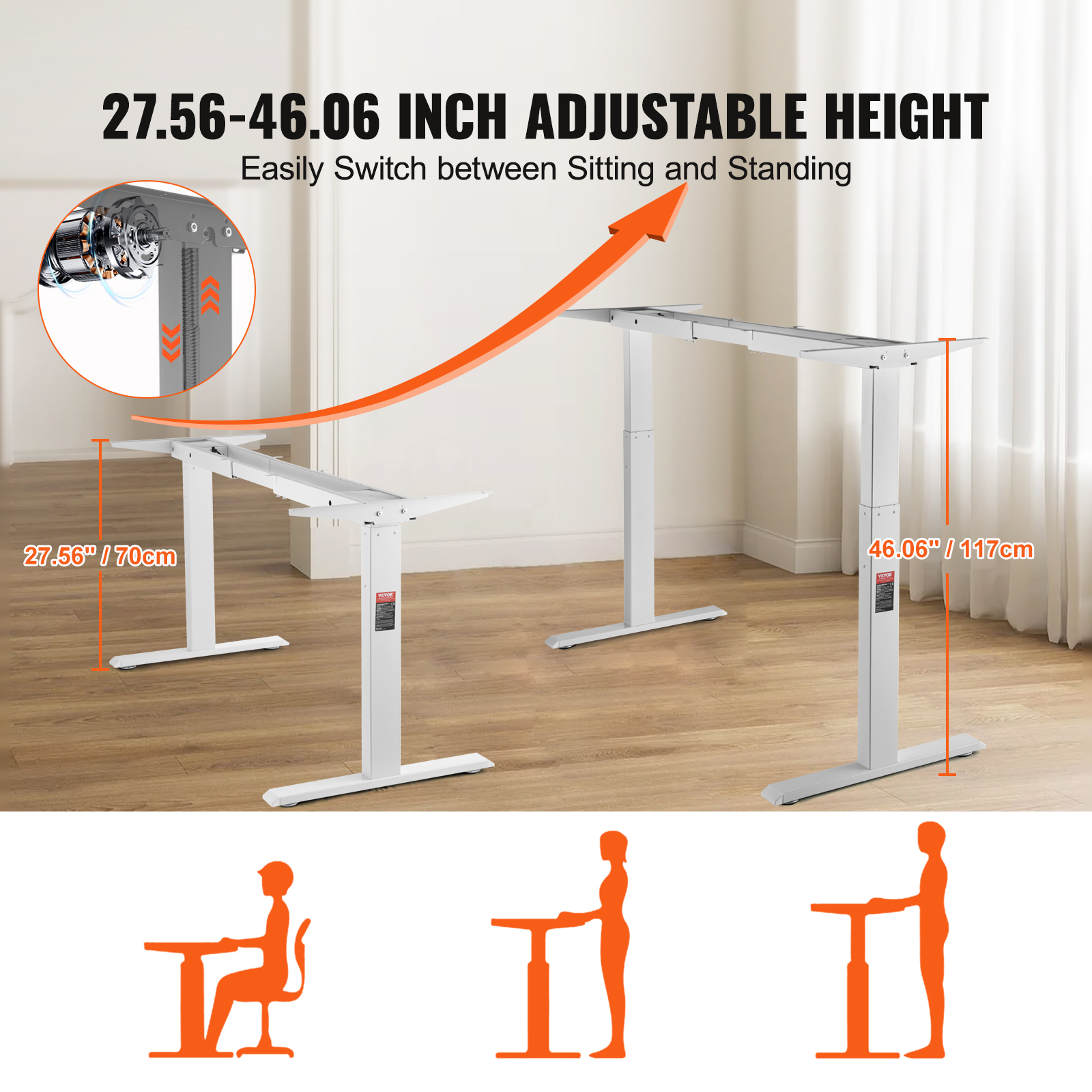 SucceBuy Standing Desk Frame   - Desk Setup Home Office avaliação e preço