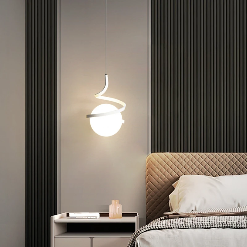 Nordic LED Pendant Light Bedro - Desk Setup White avaliação e preço