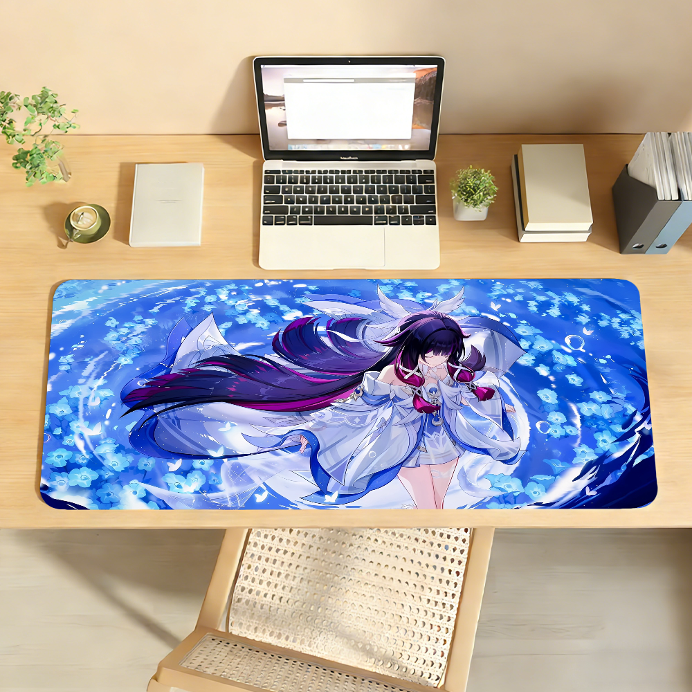 Gaming Mouse Pad, Large Desk M - Desk Setup Blue avaliação e preço