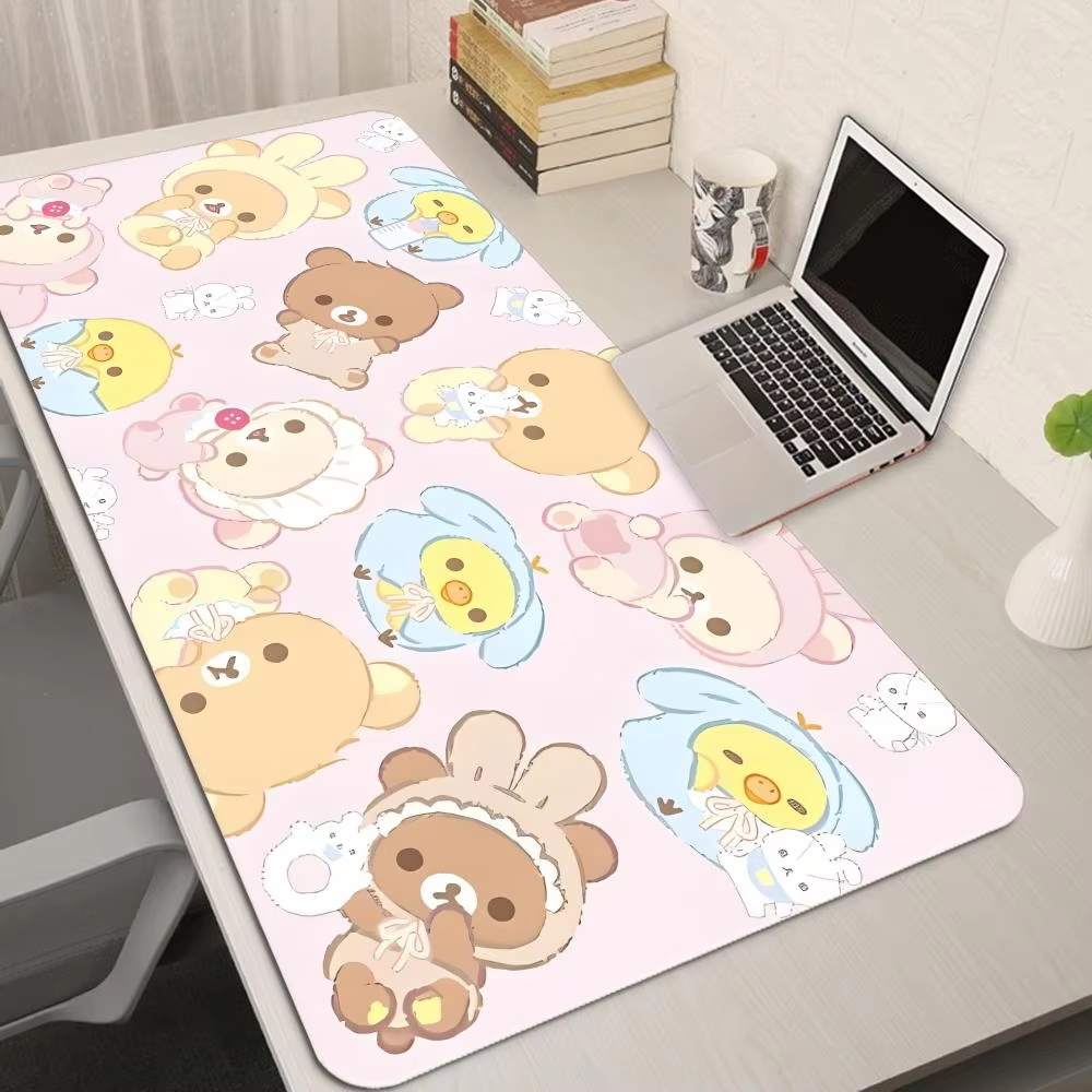 XXL Cartoon Pink Mouse Pad Ani - Desk Setup Pink avaliação e preço