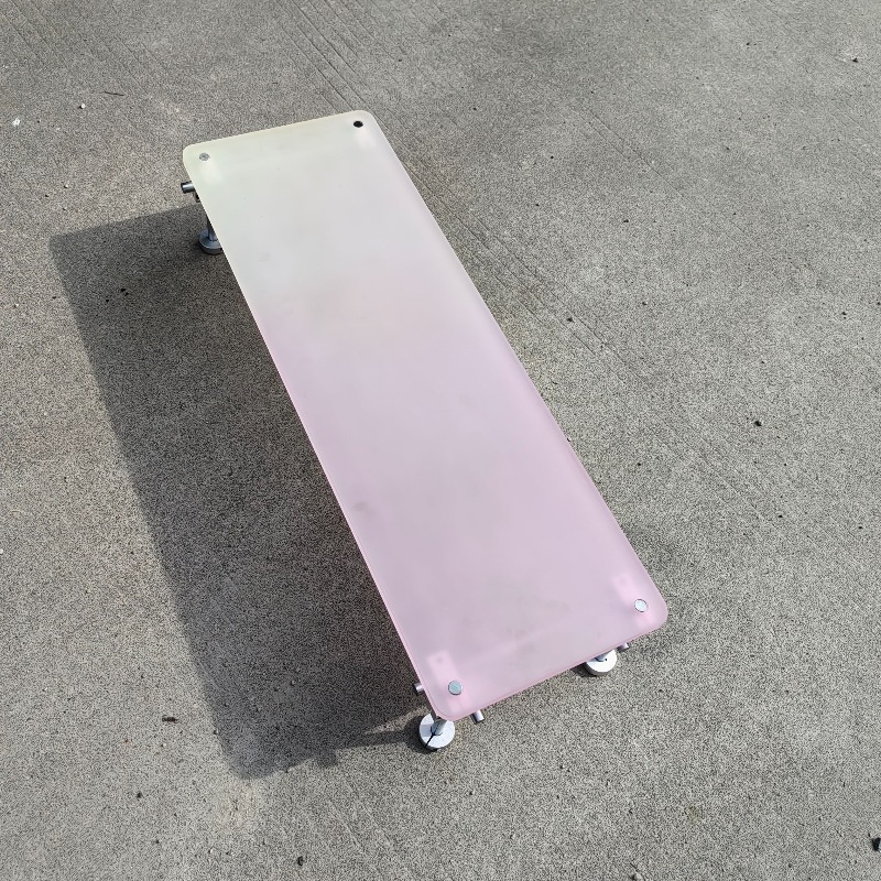 ‌Aesthetic Pink Gradient Acryl - Desk Setup Monitor And Laptop avaliação e preço