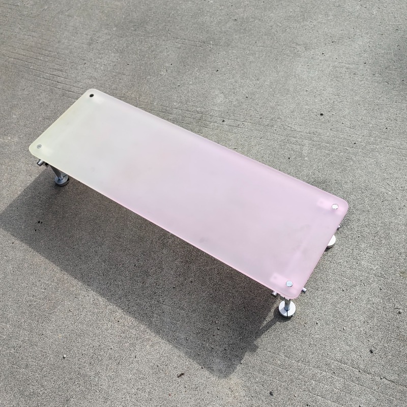‌Aesthetic Pink Gradient Acryl - Desk Setup Monitor And Laptop avaliação e preço