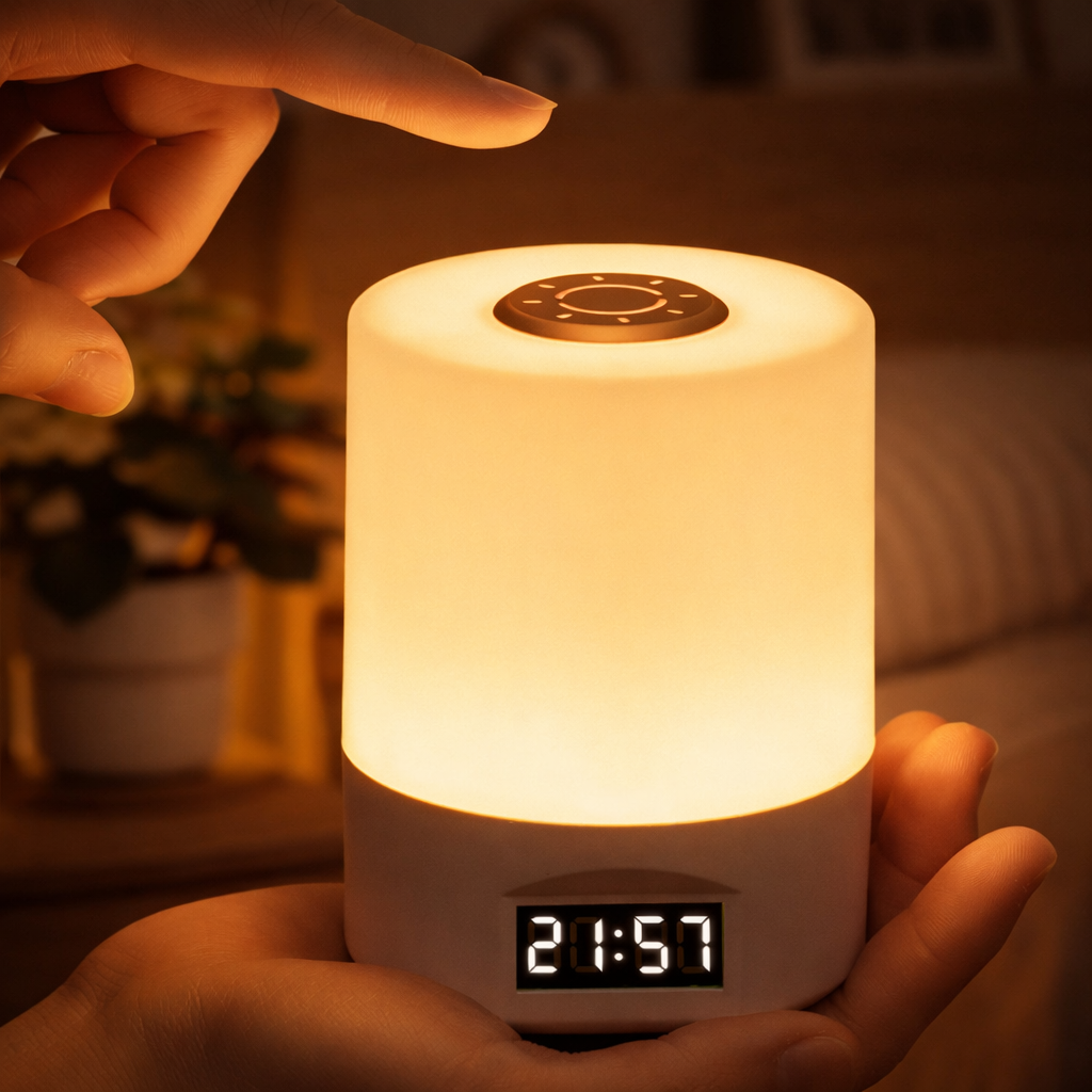 Touch Control Bedside Night Li - Desk Setup White avaliação e preço